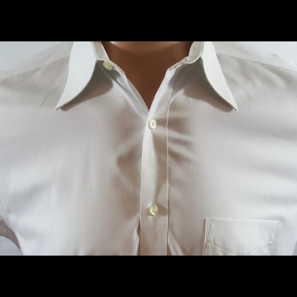 Enro Long Sleeve White Button Shirt 15 1/2 33/34
